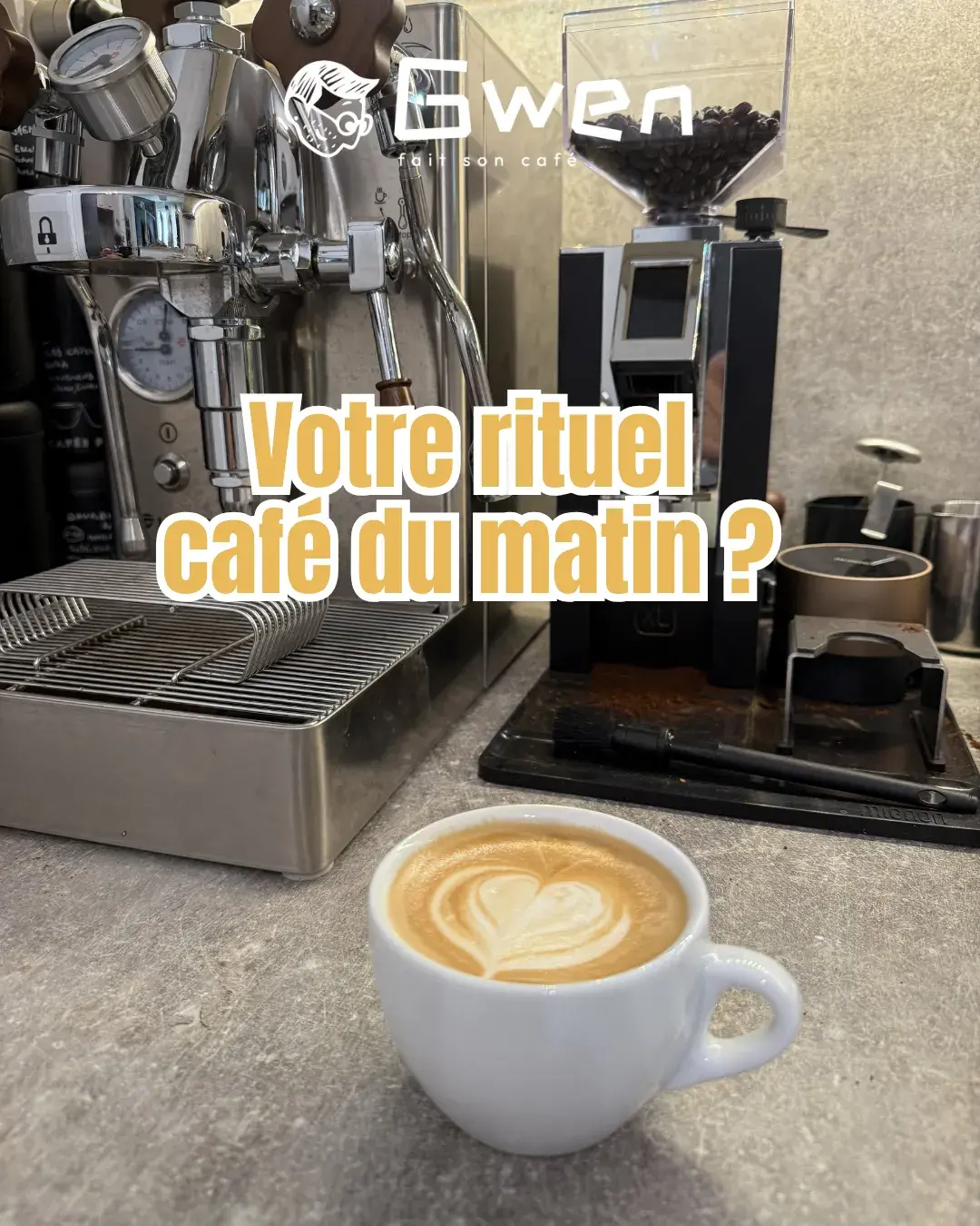 Volet 1 du carrousel Gwen fait son café