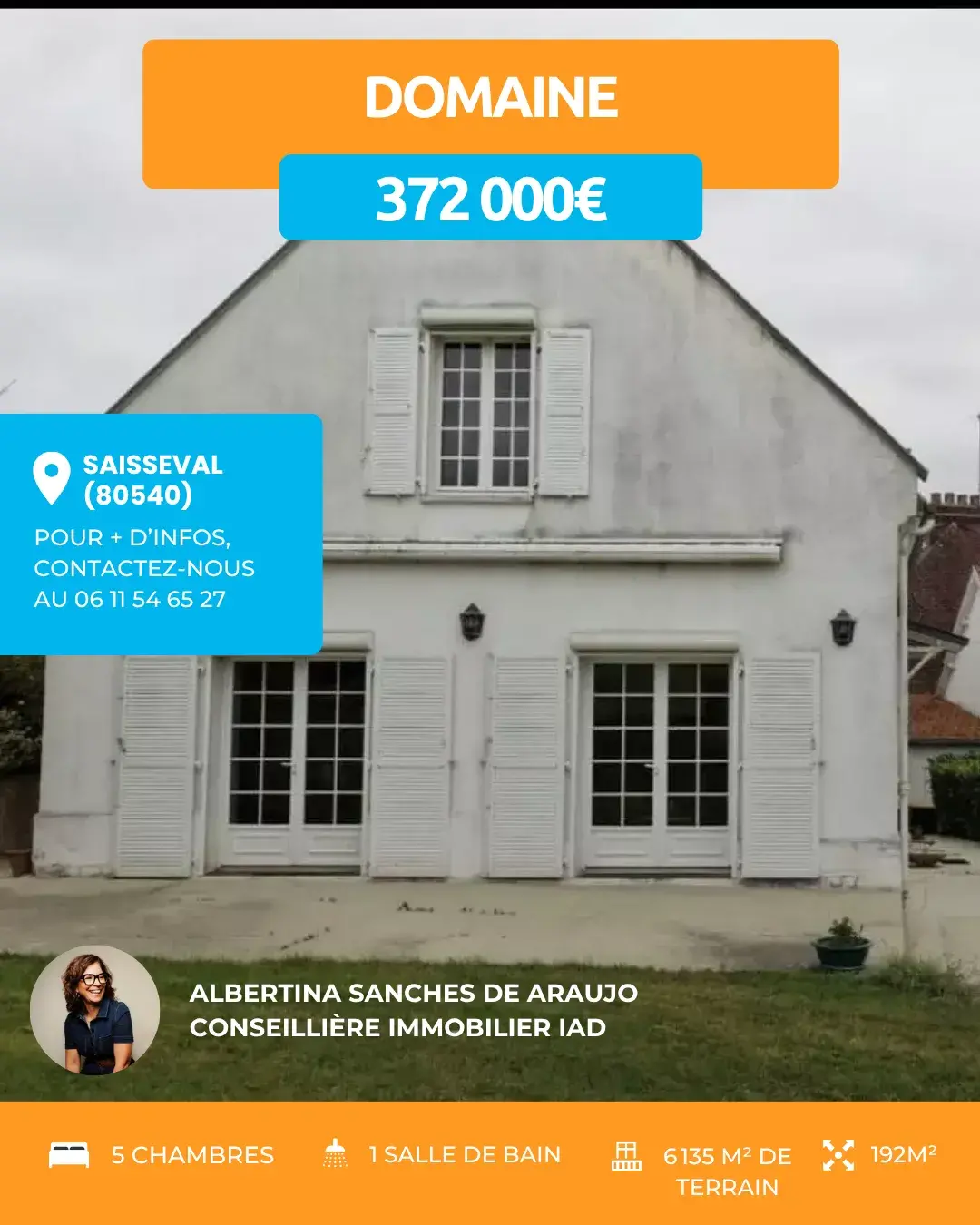 Slide 1 du carrousel IAD Immobilier