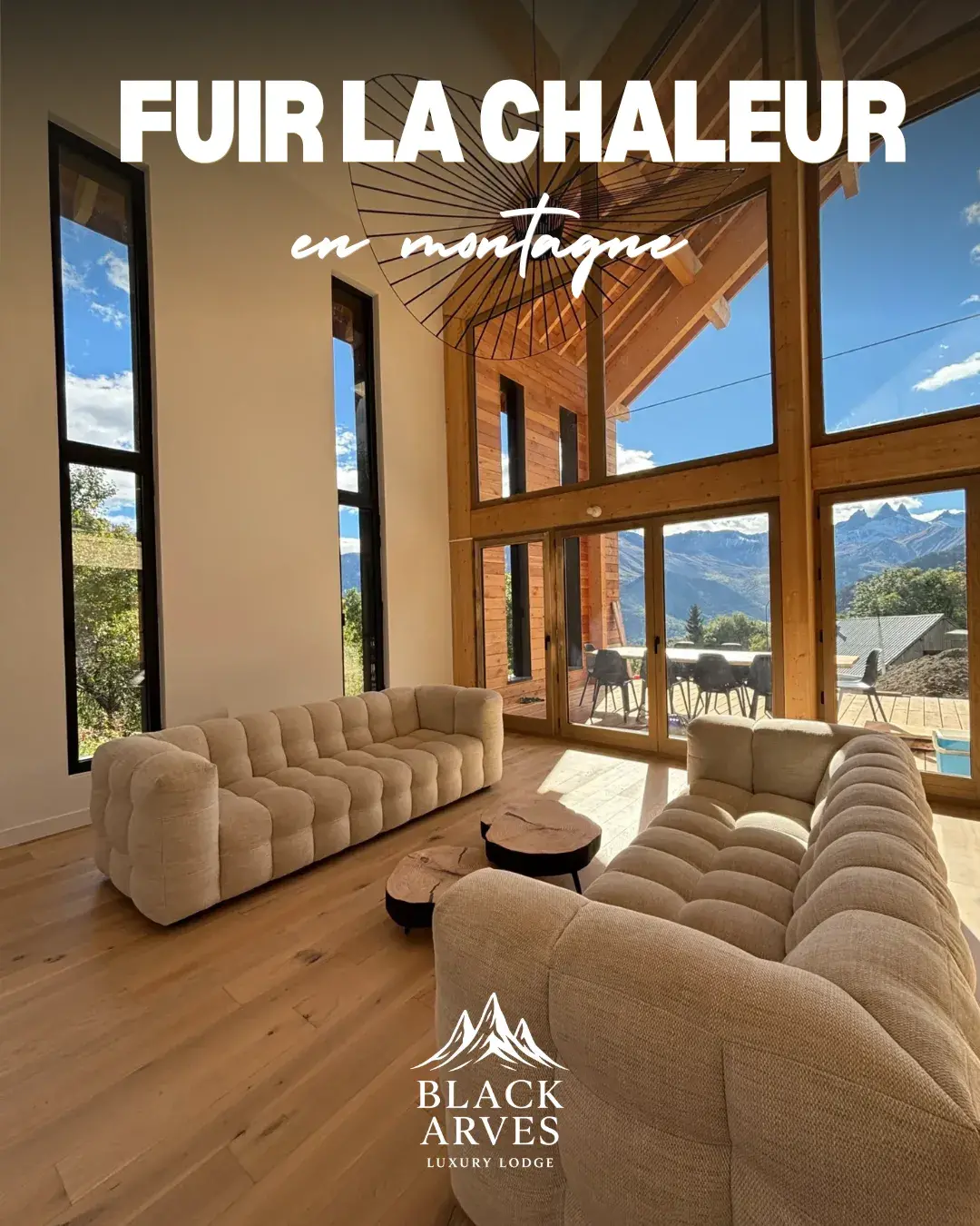 Création community management Chalet Black Arves