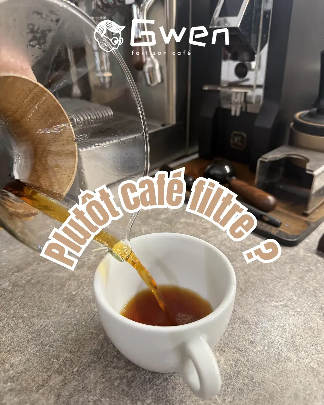 Volet 2 du carrousel Gwen fait son café