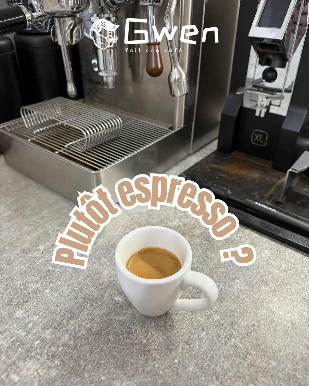 Volet 3 du carrousel Gwen fait son café