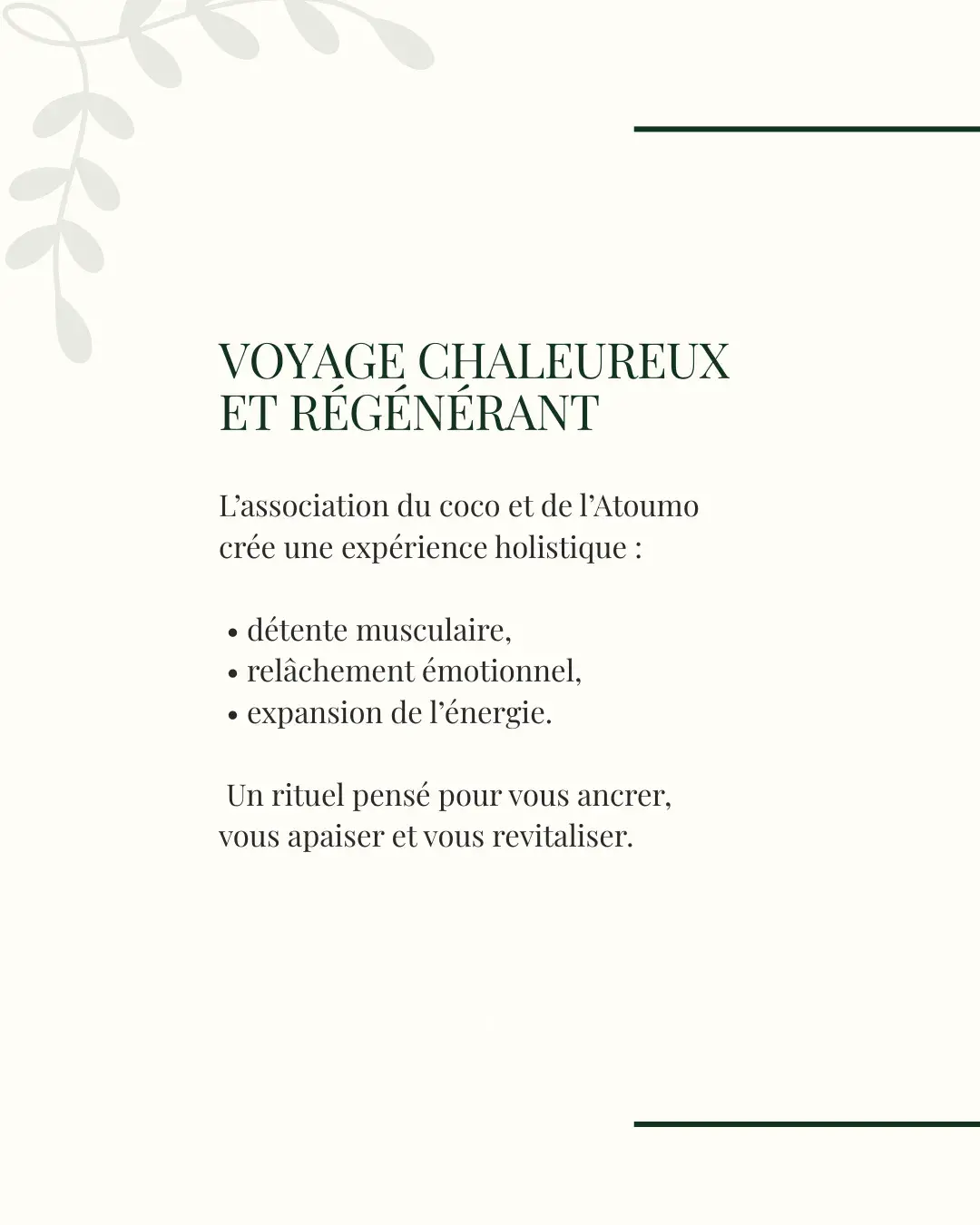 Volet 4 du carrousel Krearla Spa