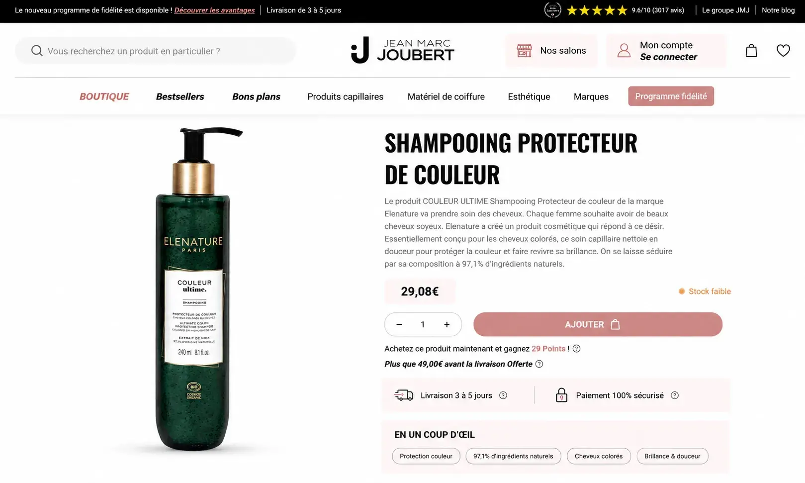 Aperçu de l’étude de cas Jean-Marc Joubert — rédaction de fiches produits