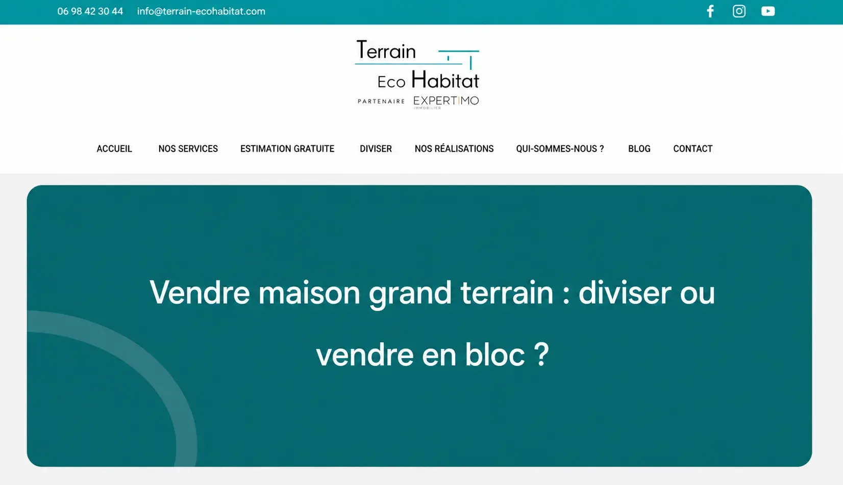 Étude de cas de rédaction d’article pour Terrain Éco Habitat