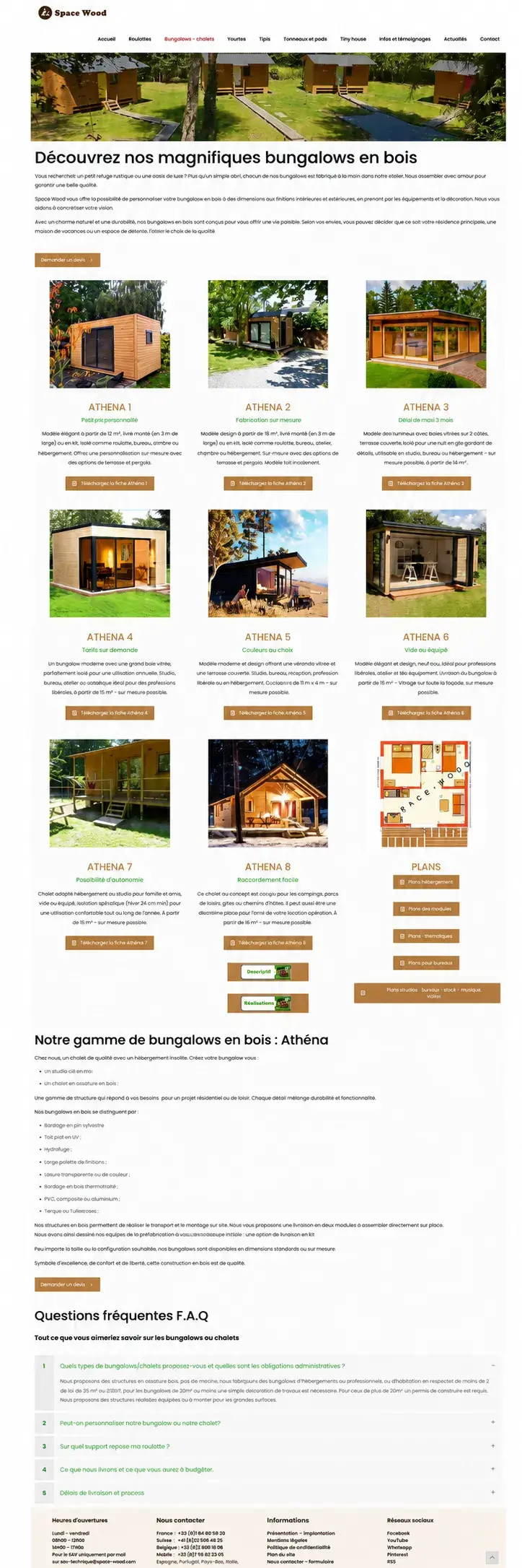 Deuxième création de copywriting et communication pour Space Wood
