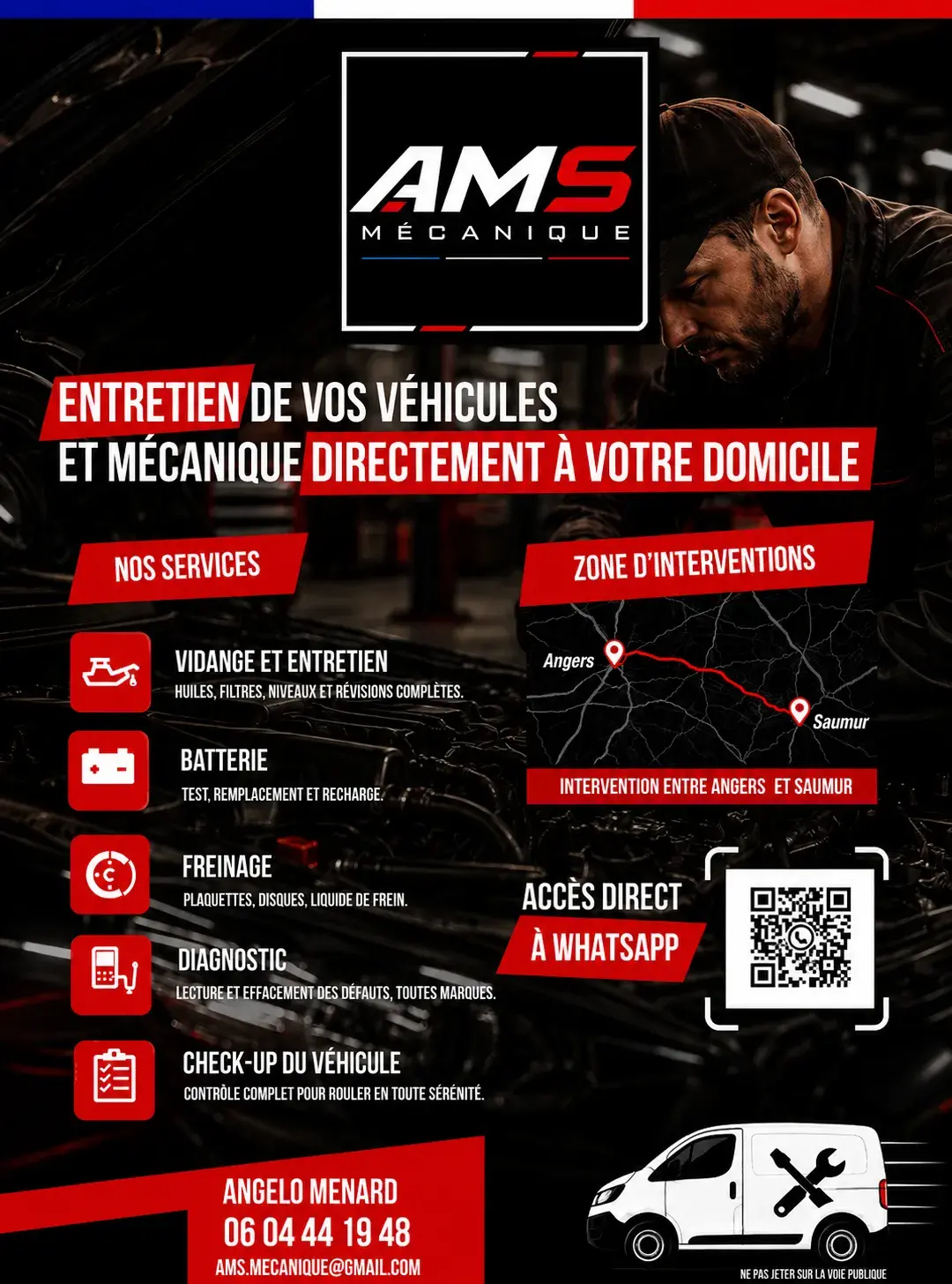 Création graphique pour AMS Mécanique