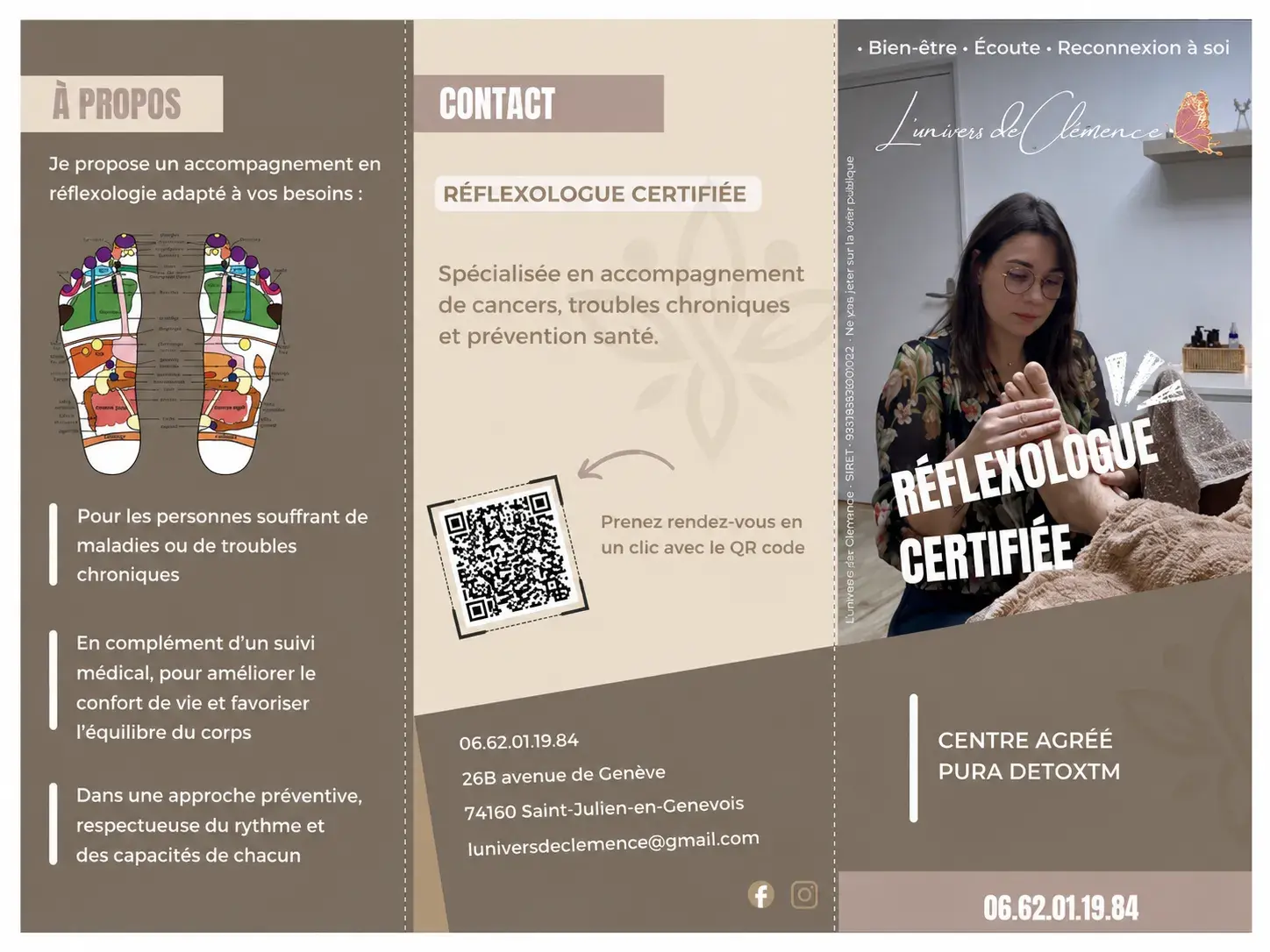 Création graphique pour L’Univers de Clémence