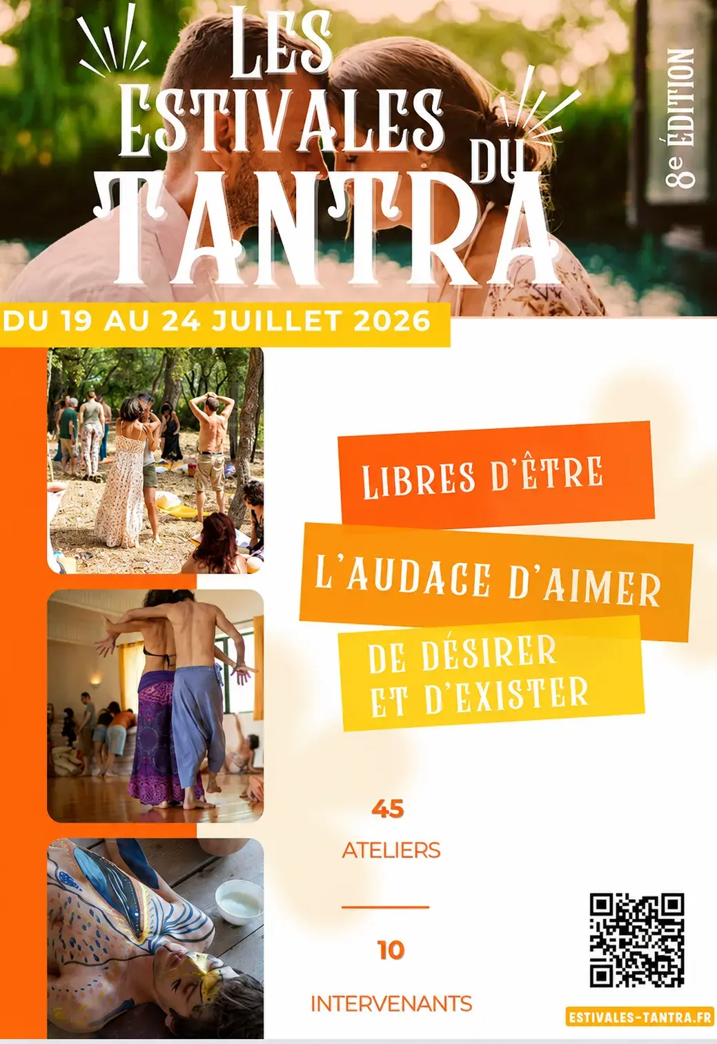 Création graphique pour Les Estivales du Tantra