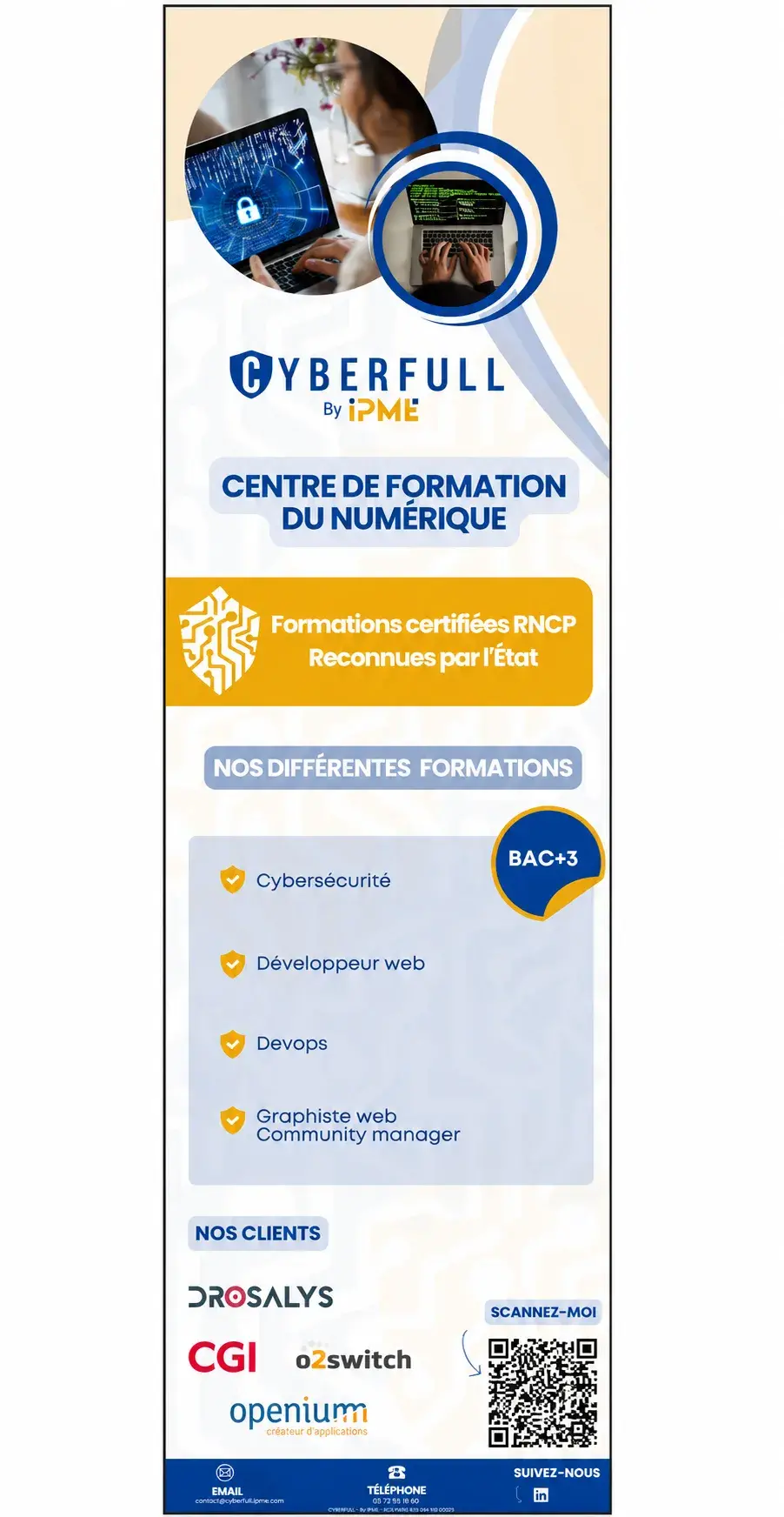 Création graphique pour Cyberfull by IPME