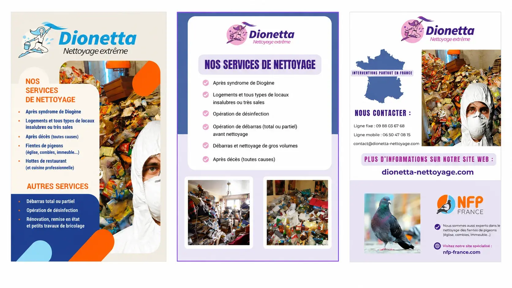 Création graphique pour Dionetta
