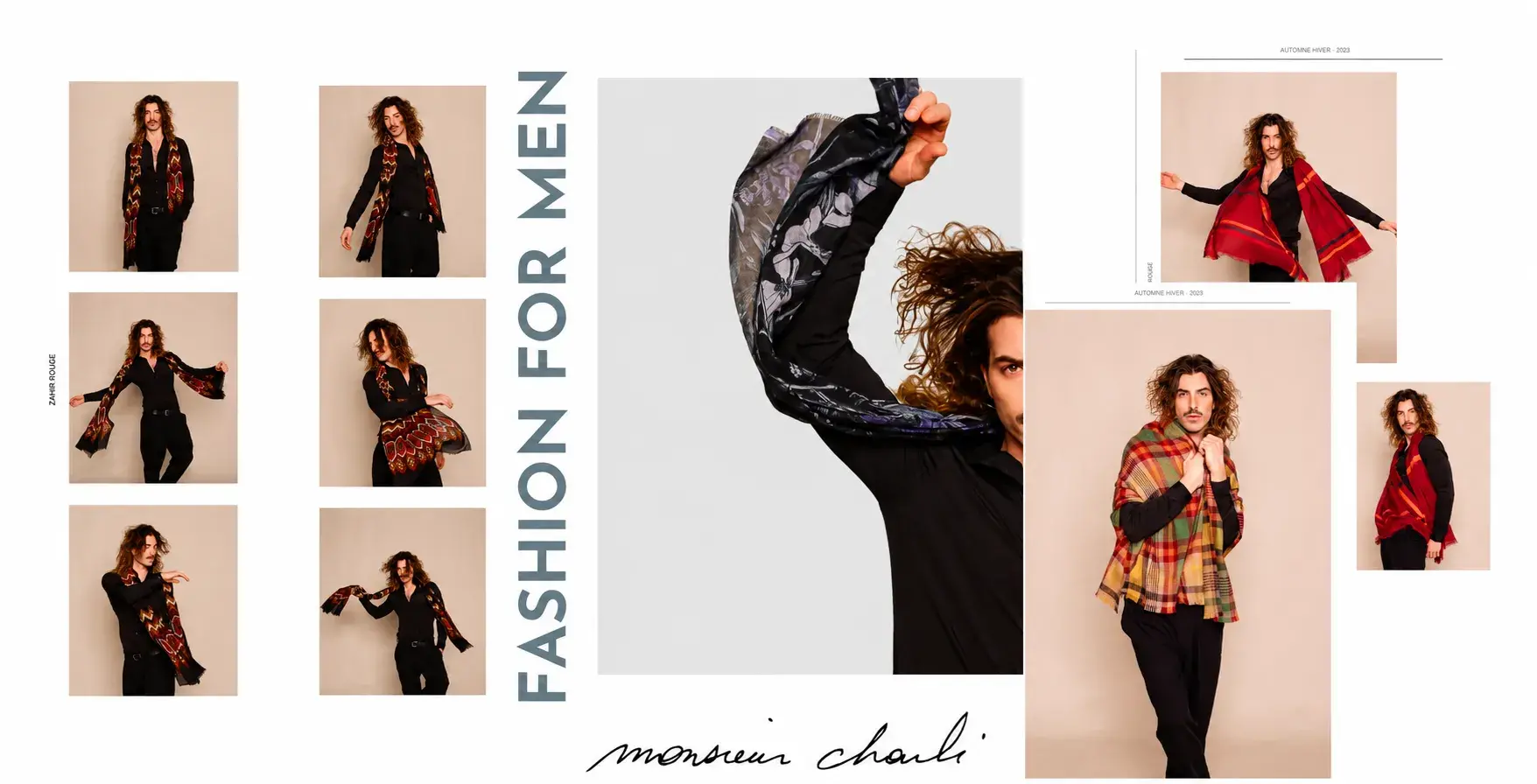 Catalogue de vêtements pour hommes Monsieur Charli