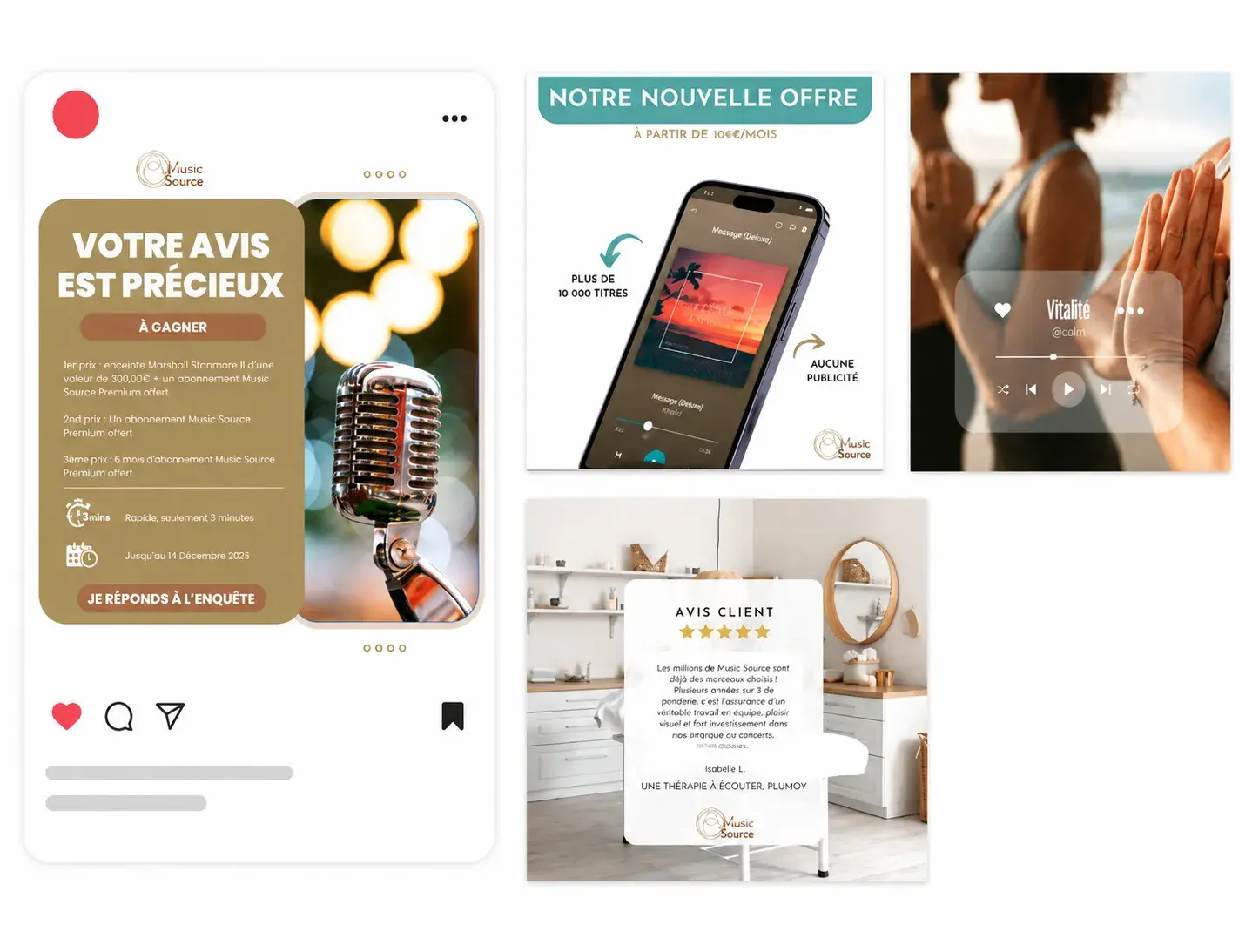 Slide 1 du carrousel Music Source